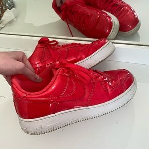 cherry red 🍒 AIR FORCE ONES